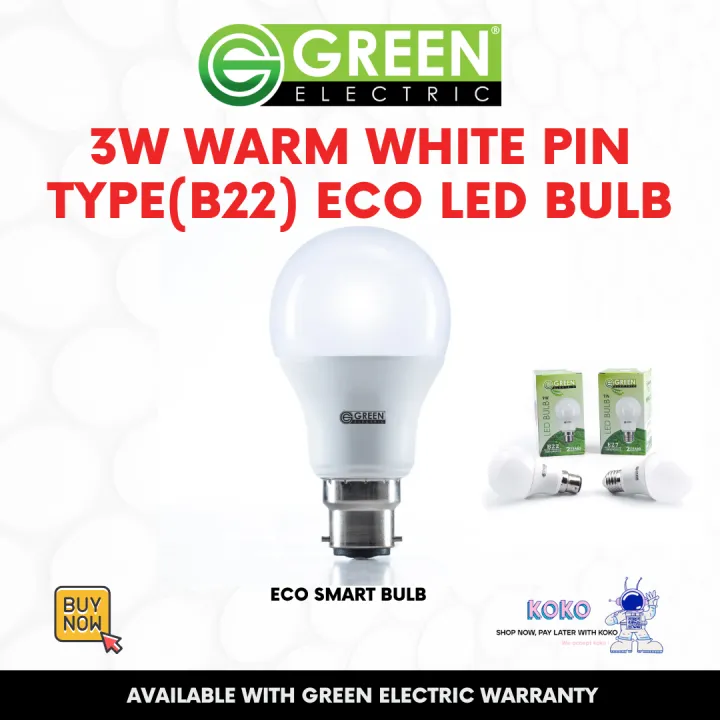 Green%20Electric%203W%20Warm%20White%20Pin%20Type(B22)%20Eco%20LED%20Bulb%20%7C%20Green%20Electric%20Warranty%20-%20Image%202