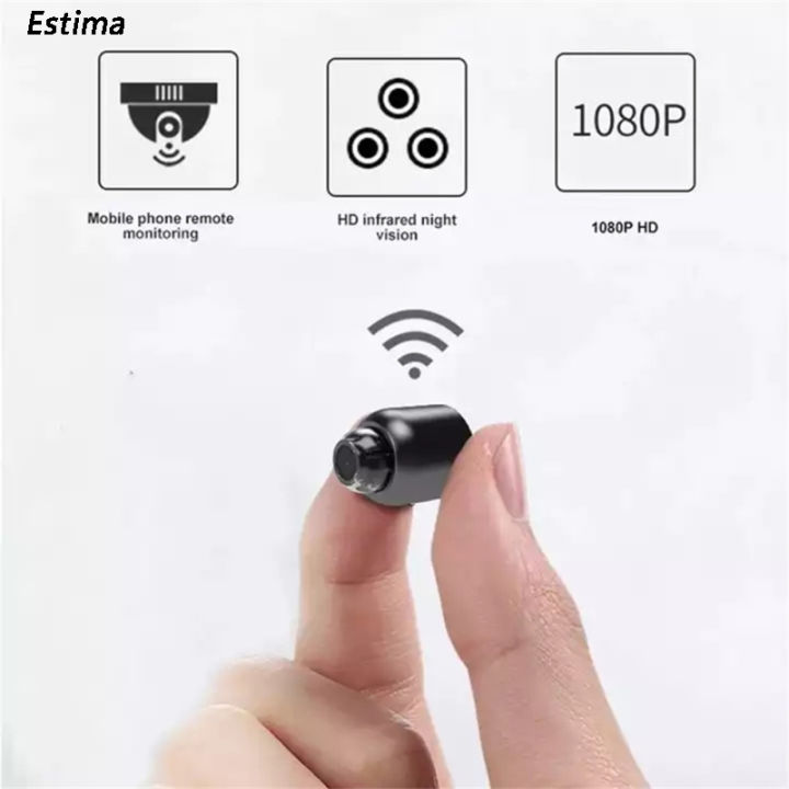 X5 Mini Camera Lightweight Portable Clear Night Vision Camera Mini Cam Video Full HD 1080P For Riding Hiking Walking Pets Home Outdoor Security Guard