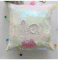 Sequin Magic Mermaid Color Changing Cushion Cover Home Decor Sofa Cushion Covers/ Throw Pillow Covers 16x16 Inches ( 40x40cm). 