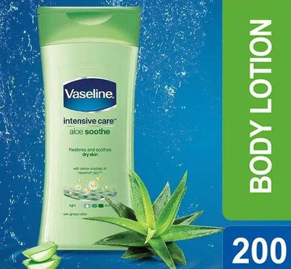 VASELINE%20Intensive%20Care%20Aloe%20Soothe%20Dry%20Skin%20vial%20Body%20Lotion%20200ml%20-%20Image%202