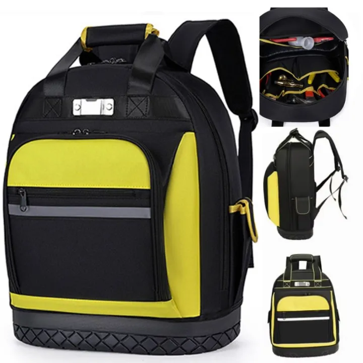 Multifunctional%20Large%20Capacity%20Tool%20Backpack%20Waterproof%20Wear-resistant%20Heavy%20Duty%20Tool%20Organizer%20with%20Hard%20Bottom%20Thickened%20Electrician%20Tool%20Bag%20-%20Image%205