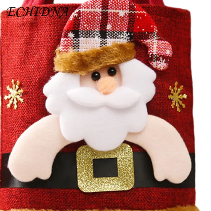 Heavy%20Duty%20Fabric%20Gift%20Bag%20Christmas%20Gift%20Handbag%20Cute%203d%20Santa%20Snowman%20Elk%20Bear%20Design%20Reusable%20Heavy%20Duty%20Cloth%20Bag%20for%20Grocery%20Treats%20Candy%20Perfect%20Party%20Favor%20Present%20Bag%20Cute%20Christmas%20Gift%20Bag%20-%20Image%204