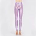 Leggings Dance Transparent Ultra-Thin Glossy Women's Yoga Stirrup Leggings Smooth Tights Stretch Shiny Sports. 