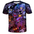 Pokemon Pikachu Mewtwo 3D Summer Fashion Cartoon T-shirt Anime Pokémon Hip-Hop Casual Children Short Sleeves Boys And Girls. 