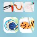 Baby Crinkle Book Development Books Soft Carseat Toy Interactive Infant touch Cloth Book Hand Puppet Fabric Books for Birthday Activity. 