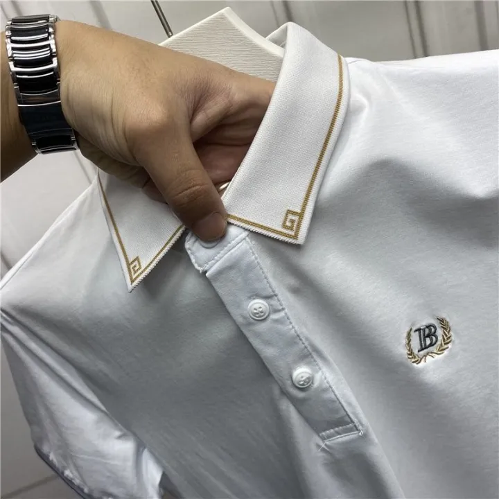 Summer%20New%20Polo%20Collar%20Embroidery%20B%20Short%20Sleeve%20T%20T-shirt%20Men's%20Short%20Sleeve%20Casual%20Slim%20Fit%20T%20T-shirt%20Men's%20Fashion%20polo%20Men's%20Shirt%20-%20Image%205