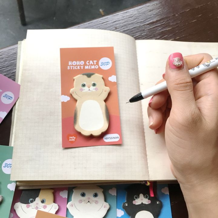 Panda%20Online%2030PCS%20Hoho%20Cat%20Series%20Sticky%20Memo%20Pad%20Sticky%20Notes%20Album%20Diary%20Journal%20Craft%20Decorative%20DIY%20Scrapbooking%20-%20Image%205