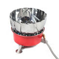 Windproof Portable Butane Gas Camping Stove Burner with Adjustable Cover Outdoor Camping Hiking Butane Gas Burner. 