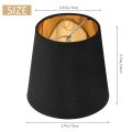 Small Lamp Shade Set of 3 Chandelier Shade Small Lamp Shade Clip for Candelabra Bulbs Table Chandelier Wall Lamp. 