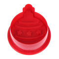 4Pcs/Set Christmas Cookie Biscuit Mold 3D Cookie Plunger Cutter Diy Baking Mould. 