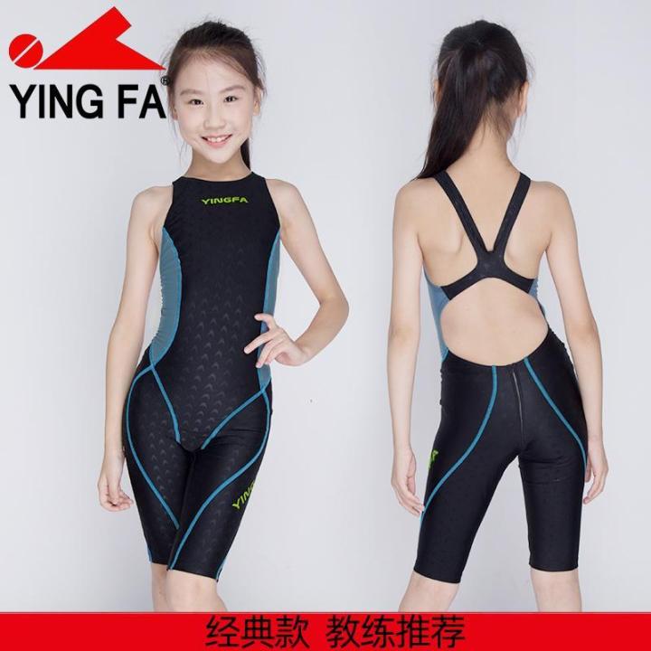 Yingfa%20Children's%20Swimsuit%20Girls%20Middle%20and%20Big%20Children%20Girls%20Students%20Professional%20Siamese%20Triangle%20Competition%20Training%20Swimsuit%20New%20-%20Image%206