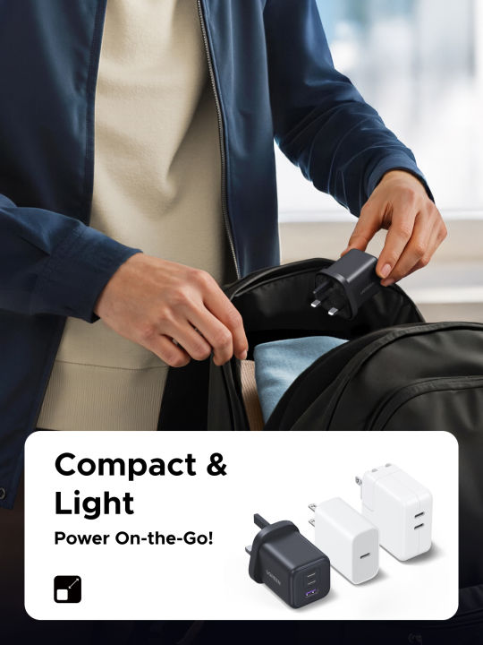 %E3%80%90Nexode%E3%80%91UGREEN%20GaN%2045W%20Fast%20Charger%203-Ports/1Port%202%20USB%20C%201%20USB%20A%20PD3.0/QC3.0%20for%20iPhone%2016%20Pro%20Max/Samsung%20S25%20Ultra/iPad%20Air/Pixel%208%20-%20Image%208