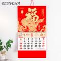 Traditional Chinese Calendar 2024 2024 Year of the Dragon Wall Calendar Lunar Gregorian Tearable Chinese New Year Hanging Calendar for Home Office. 