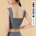 luluYoga Suit Summer Sports Underwear Women's Shockproof High Strength with Chest Pad Fitness Yoga Pants Yoga Summer. 