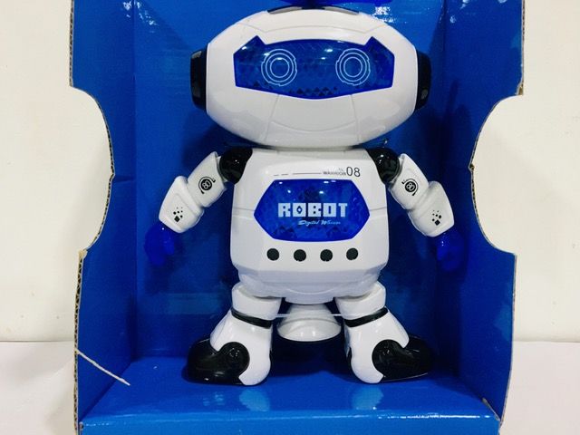 Dancing Robot with 3D Lights and Music, Multi Color with Free