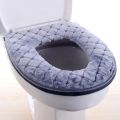 Toilet Cover Plush Seat Cover Models Waterproof Universal Model Toilet Ring Washable Zipper Bathroom Mat Decorative Toilet Seat. 