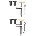 Woodworking Bench Dog Clamps with Bench Dog Stop Sets, Clip Clamp Fixture Vise Benches Joinery Carpenter Tools(20Mm) B. 