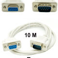 Vga 9-pin Male to Vga 9-pin Female Data Cable 10 Meters Serial Port to VGA 9-pin to 9-pin DB9 to VGA Port RS-232 COM Cp-2-45-1600B. 