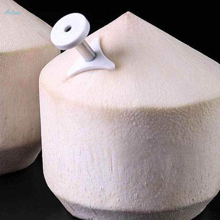 Coconut Hole Opener, Coco Nut Opener, Fruit Openers Reusable Coconut Hole Puncher Coco Drill Punch Tool, Coconut Opener Tool, for Restaurant