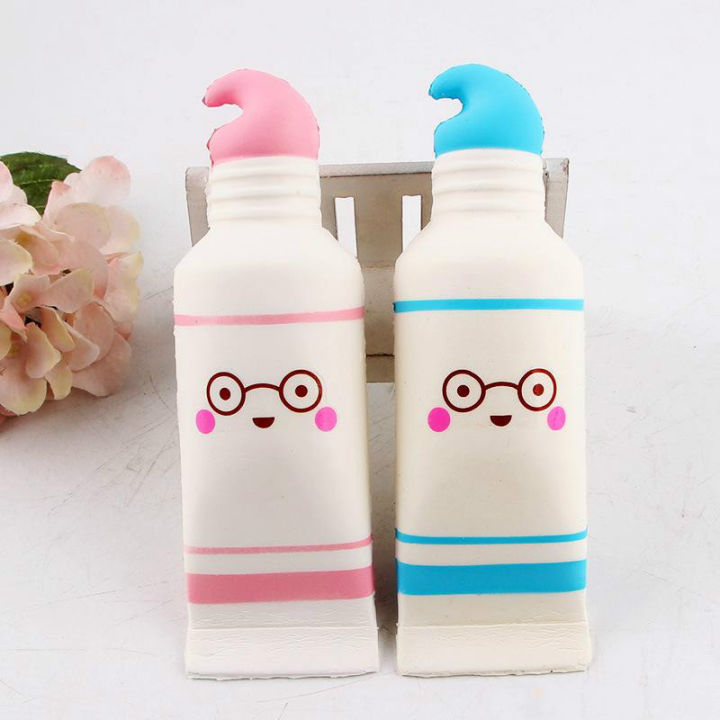 【New Arrivals】New Kawaii Toothpaste Slow Rising Squishy Healing Fun Kids Squeeze Toy Phone Straps Charm Keychain Gift Stress relieve toy gifts