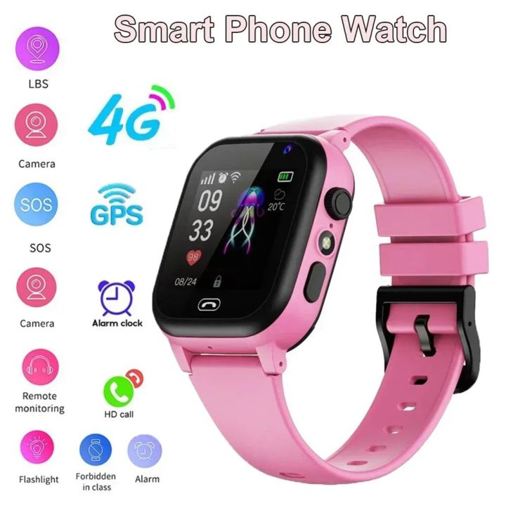 Kids 2G Smart Watch SOS GPS Location Video Call Sim Card For Children ...