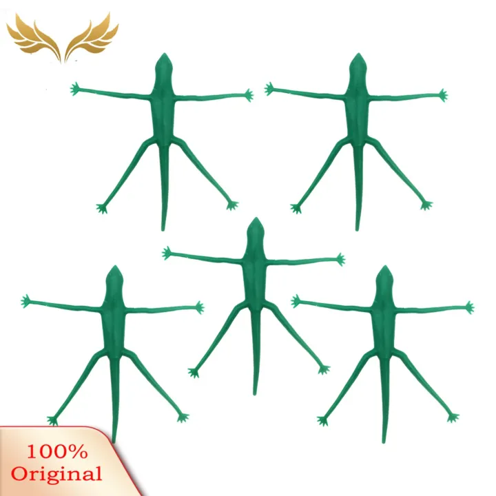 SuperRide Windowsill Plant Holder 5 Pcs Cute Frog Lizard Plant Clips for Climbing Plants Support Structure for Small Potted Succulents Buyers' Favorite Plant Fixture Clip