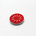 Supreme Super Fine Carrom Striker Disc 8MM 100% ORI (Plastic Case) Random Design & Colour. 