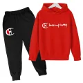 2024 Children's Spring and Autumn Hoodie Suit Boys Outdoor Sports Clothes Girls Jogging Hoodie + Trousers Clothing Coat. 