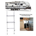 RV Folding Bunk Ladder 5 Step RV Bunk Bed Ladder Ergonomic Handle for Motorhome Trailer Caravan. 