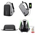 Firewings 15.6 Inch Laptop USB Charge Backpack Anti Theft Bags Waterproof Bag. 