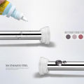 Shower Curtain Rod, No Drilling Telescopic Shower Curtain Pole/Rail/Rod, Stainless Steel 50-80cm. 
