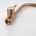 Kitchen Faucet Washing Vegetables Basin Mixed Faucet Dishwasher Faucet Rose Gold Hot and Cold Water Faucet. 