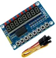TM1638 Digital LED Display Tube LED Display Module Module Key Display AVR Display Module for Arduino ARM 8 digital Tube Cr 540 L. 