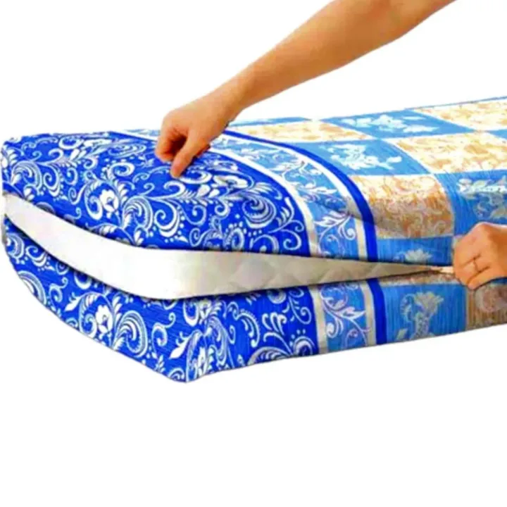 Bed cover mattress protector with zipper customizable sizes cotton