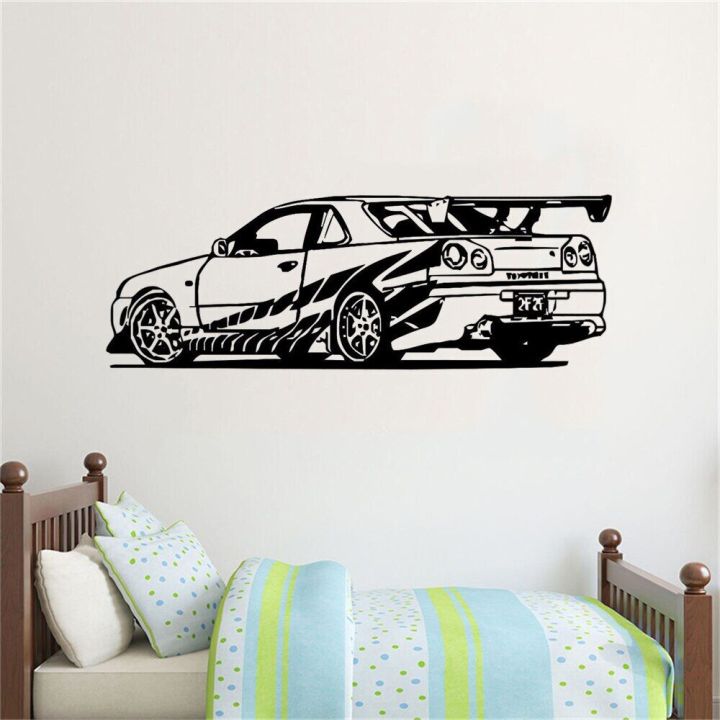 The%20Fast%20and%20The%20Furious%20Sport%20Car%20Racing%20Wall%20Stickers%20Vinyl%20Decals%20for%20Kids%20Bedroom%20Home%20Decor%20Murals%20Removable%20Poster%20DW14480%20-%20Image%203