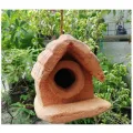Coconut Husk Bird nest Squirrel (ලේනා) cage Natural Bird House Outdoor House shaped coco cage Pol Leli Kurulu Kuduwa Lena Kuduwa And can be use for Restaurants , Hotel decoration. 