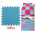10 Pieces Plush Puzzle Foam Floor Mat Non Slip Interlocking Tiles Soft Climbing Mats for Flooring Farmhouse Workout Kids Baby. 