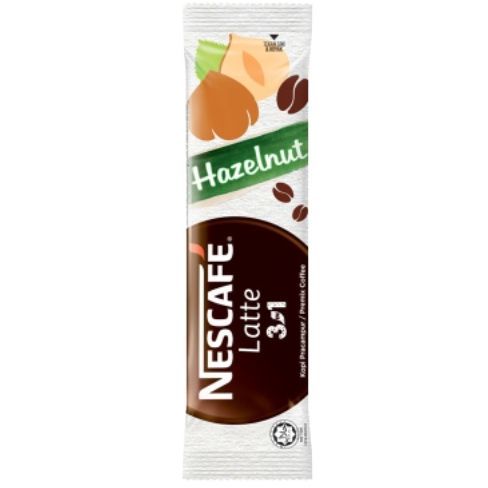 Nescafe Hazelnut Latte 3in1 24g sachet packet (Premix coffee)