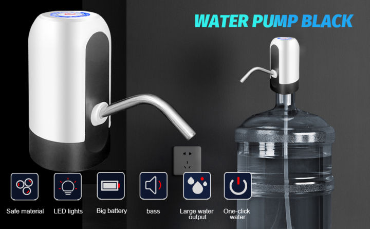 Smart Automatic Pump USB Rechargeable Universal Electric Water RDS ...