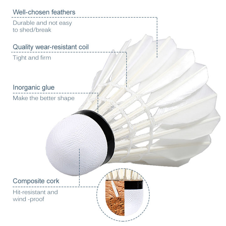 %E3%80%90EleganceWorld%E3%80%913pcs%20Badminton%20Shuttlecocks%20Indoor%20Outdoor%20Sports%20Badminton%20Balls%20Quality%20Duck%20Feather%20Training%20Balls%20Windproof%20Shuttlecock%20-%20Image%203