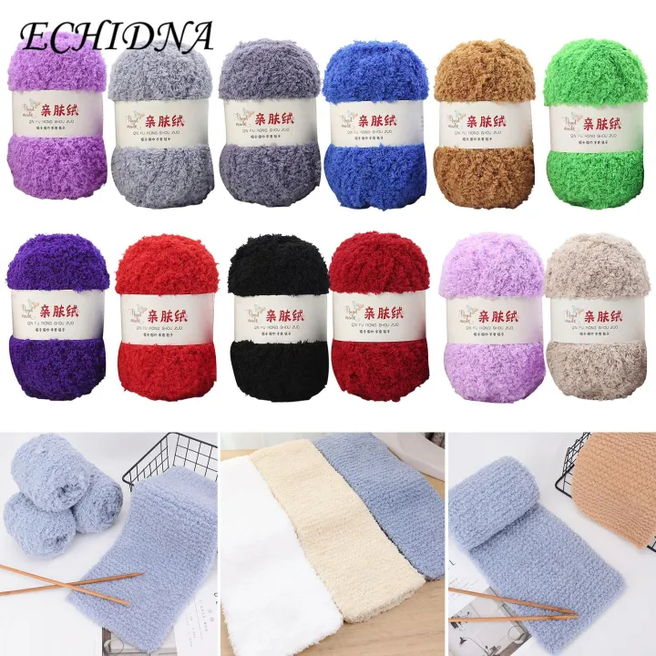 ECHIDNA%20Coral%20Velvet%20Yarn%20Non-shedding%20Handmade%20Bag%20Chenille%20Yarn%20-%20Image%205