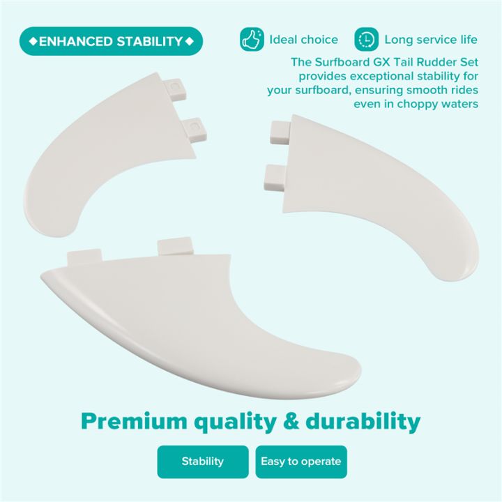Surfboard GX Tail Rudder Set Surf Fins Surfboard Tail Rudder Surf ...