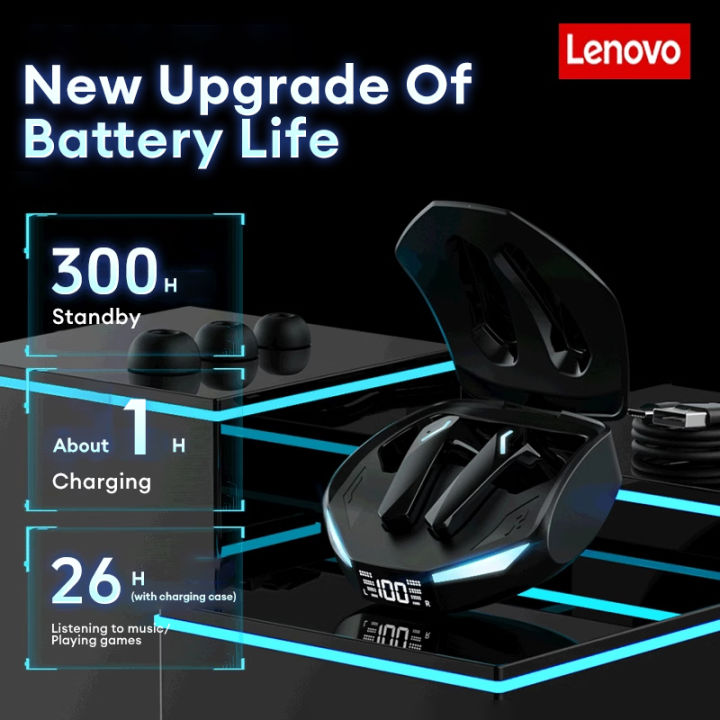 New%20Lenovo%20GM2%20PRO%20MAX%20Wireless%20Upgrade%20Bluetooth%205.4%20Earbuds%20LED%20Digital%20Display%20Waterproof%20Earphones%20Low%20Latency%20Game%20Headset%20-%20Image%203