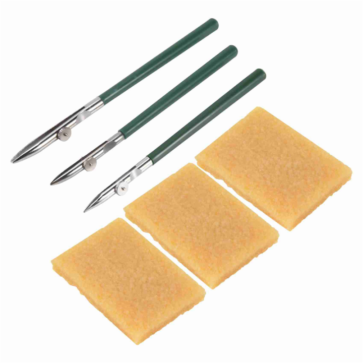 6 Pcs Art Ruling Pen(3 Sizes) Masking Fluid Pen and Glue Residue Eraser ...