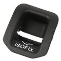 ISOFIX switch cover-1 x ISOFIX cover-Black. 