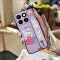 Anti-knock cell phone case Phone Case For ZTE Blade A35/A55 phone pouch mobile case cell phone cover Wrist Strap simple. 