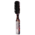 Double-sided Comb Printed Pattern Beard Styling Brush Professional Shave Beard Brush Barber Broken Hair Remove Comb For Men. 