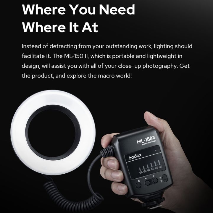 Godox%20ML-150II%20Universal%20Macro%20Ring%20Flash%20Light%20-%20black%20-%20Image%204