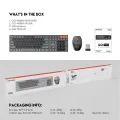 FANTECH WK895 GO Pop Office Wireless Keyboard Mouse Combo. 