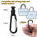 2pcs Key Holder for Bogg Bag Accessories for Bogg Bags Insert Charm Carabiner Keychain Compatible with Bogg Bag Beach Tote Bag. 